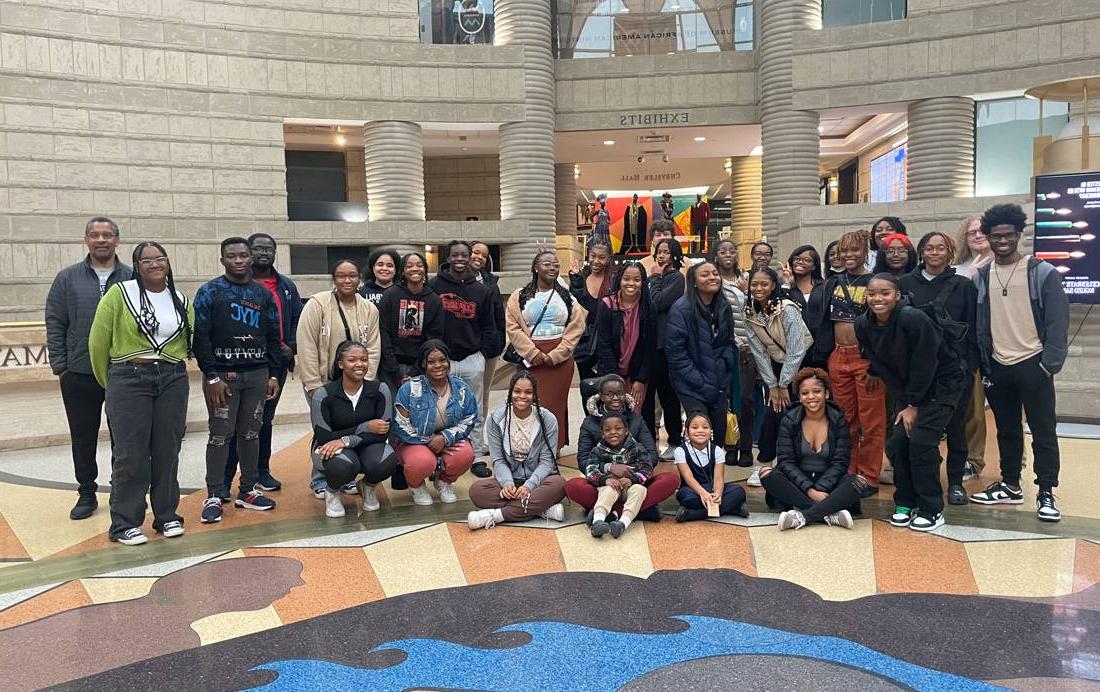 AAA students at the Museum of African American History